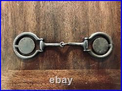 Classic Sterling Silver Overlay Concho Snaffle Bit Maker Marked Vogt Classics