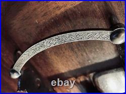 Classic Sterling Silver Overlay Santa Barbara Tapia Style Show Bit Maker Marked