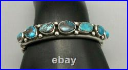 Collectible Handmade Mark Chee Bisbee Turquoise Bracelet