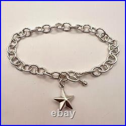 Cute Vintage Sterling Silver 925 Men's Women's Chain Bracelet Marked 10 gr