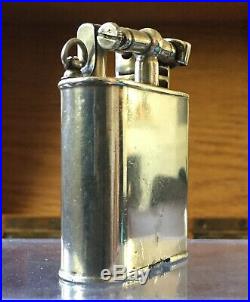 DUNHILL STERLING SILVER B Size SPORTS Petrol Watch Lighter Import Marks for 1927
