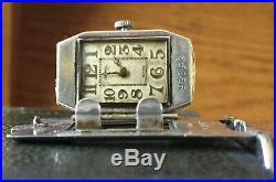 DUNHILL STERLING SILVER B Size SPORTS Petrol Watch Lighter Import Marks for 1927