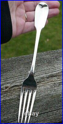 Date Marked 1816 London Hallmarked Sterling Silver Fiddle Thread Dinner Fork