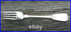 Date Marked 1816 London Hallmarked Sterling Silver Fiddle Thread Dinner Fork