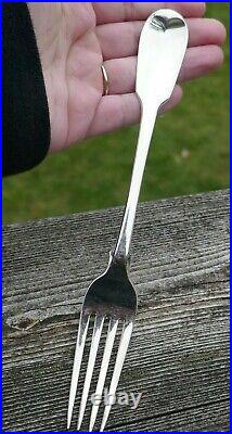 Date Marked 1816 London Hallmarked Sterling Silver Fiddle Thread Dinner Fork