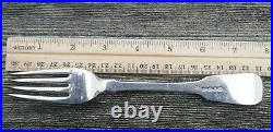 Date Marked 1824 London Hallmarked Thomas Dicks Sterling Silver Dinner Fork