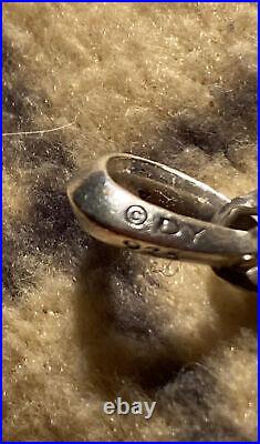David Yurman Coin Amulet Pendant Sterling Marked 925