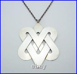 Designer Crafted Massive Star of David Pendant 30 Necklace in Sterling Silver