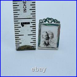 Dollhouse Miniature Sterling Silver Picture Frame MARKED 925 SIGNED