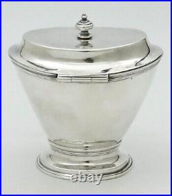 Dutch Sterling Silver TEA CADDY Van der Beek London Import Mark 1891