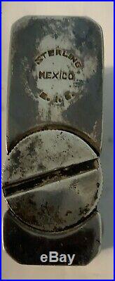 ESTATE LIFT ARM MEXICO STERLING SILVER LIGHTER APPROX 1.5 x 1.5 INCHES Marked