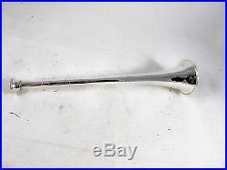 English Sterling Silver Fox Hunting Horn, Hallmarked London 1876 Marked J. H