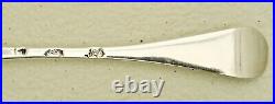 English Sterling Silver Rattail Spoon Hallmarked Henry Clarke Date Marked 1712