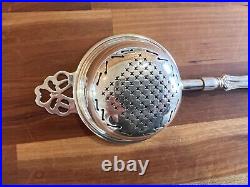 English Sterling Silver Tea Strainer with Hallmarks