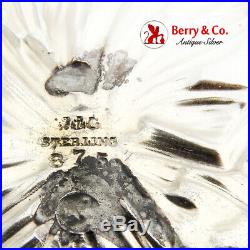 Figural Eggshell Salt Dish Gilt Interior Gorham Sterling Silver 1870 Date Mark