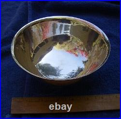 Fine Handwrought ARTS & CRAFTS Sterling BOWL-Unknown 3-Pine Tree Mark-NR