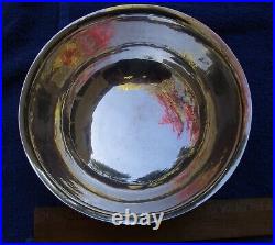 Fine Handwrought ARTS & CRAFTS Sterling BOWL-Unknown 3-Pine Tree Mark-NR