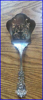 Francis 1st by Reed Barton Sterling Waffle Server Old Mark Patent Date Monogram