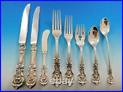 Francis I by Reed & Barton Sterling Silver Flatware Set 8 Old Mark 70 pcs Dinner
