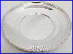GORHAM 925 Sterling Silver Gadroon Edge Marked Pattern 473 8-1/4 Plate