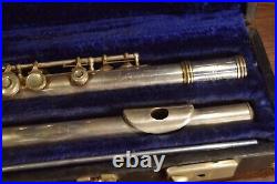 Gemeinhardt M3S Sterling Silver Flute & case Untested Marked Sterling