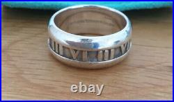 Genuine Tiffany & Co Silver Atlas Sterling Silver Assay Marked Ring