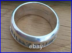 Genuine Tiffany & Co Silver Atlas Sterling Silver Assay Marked Ring