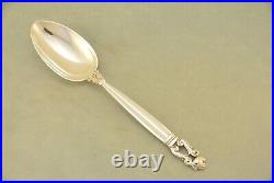 Georg Jensen Acorn Sterling 8 Serving Spoon Tablespoon Old Marks No Monogram