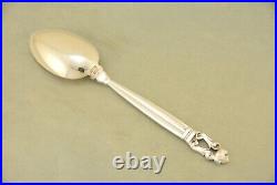 Georg Jensen Acorn Sterling 8 Serving Spoon Tablespoon Old Marks No Monogram