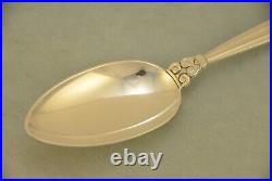 Georg Jensen Acorn Sterling 8 Serving Spoon Tablespoon Old Marks No Monogram