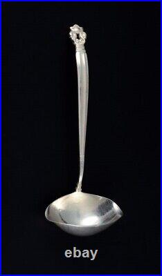 Georg Jensen, Acorn pattern, sauce spoon in sterling silver. Marked after 1945