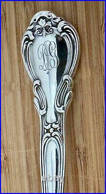 Gorgeous Sterling Old Mark Gorham Chantilly 8 3/4 Asparagus Serving Fork C 1900