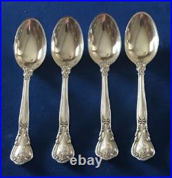 Gorham CHANTILLY Sterling Silver Teaspoons Set of 4 Spoons-Old Marks