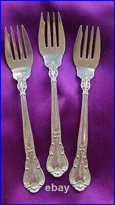 Gorham Sterling SILVER CHANTILLY 3 or more SALAD FORKS OLD MARK- M Mono