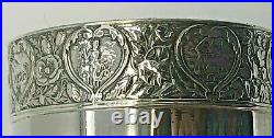 Gorham Sterling Silver Zodiac Napkin Ring 2 wide, marked Sterling B2215, heavy