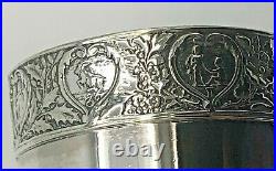 Gorham Sterling Silver Zodiac Napkin Ring 2 wide, marked Sterling B2215, heavy