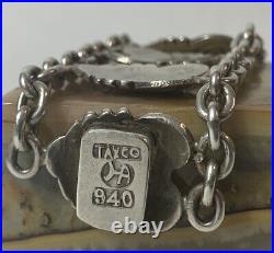 Hector Aguilar 1940's Sterling Bracelet 940 Silver Earliest Mark