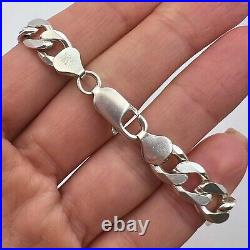 Huge Vintage Sterling Silver 925 Men's Jewelry Chain Necklace Marked Italy 48.3g