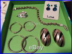Huge sterling silver lot ALL WEARABLE All marked 925 or sterling Not Scrap