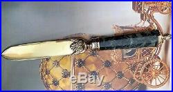 Imperial Russian 84 Silver Large Letter Opener Marked Karl Faberge