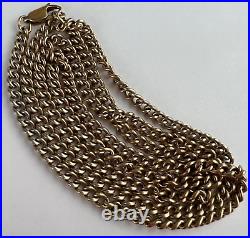 Imperial Sterling Silver 925 Men's Women's Jewelry Chain Necklace Marked 20g Old
