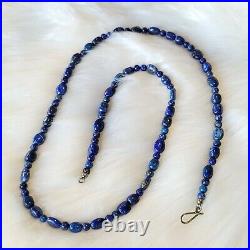 Jay King Sterling Silver Lapis Lazuli Long Necklace Signed Marked DTR 925 30