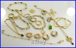 Jewelry Lot Sterling Silver All Marked 104.1 g All Pieces Gold Plated