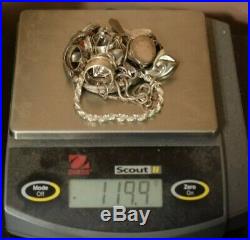 Jewelry Lot Sterling Silver All Marked 119.9 g Rings Bracelets Necklaces Etc