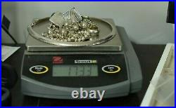 Jewelry Lot Sterling Silver All Marked 173.3 g Rings Bracelets Earrings ETC