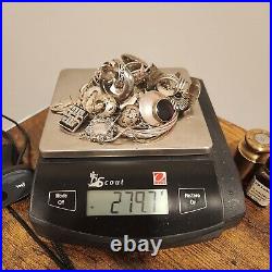 Jewelry Lot Sterling Silver All Marked 279.7 Grams NOT SCRAP