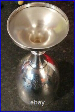 Joseph Gloster Ltd. Sterling Silver Goblet Beautiful Design Hall Marked 1921