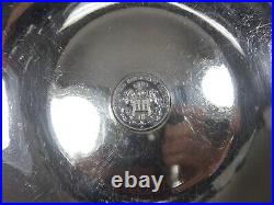 Large Sterling Silver Bowl with 1914 German Drei or Three Mark Coin