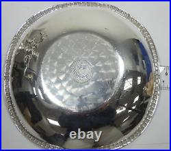 Large Sterling Silver Bowl with 1914 German Drei or Three Mark Coin