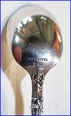 Lot/4 Sterling Silver 5-1/8 Teaspoons Gorham 19C Lion Anchor G Mark Versailles